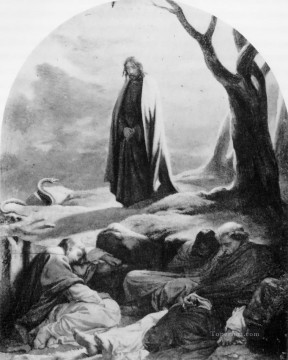Pablo Delaroche Painting - Cristo en el huerto de Getsemaní 1846 historias Hippolyte Delaroche
